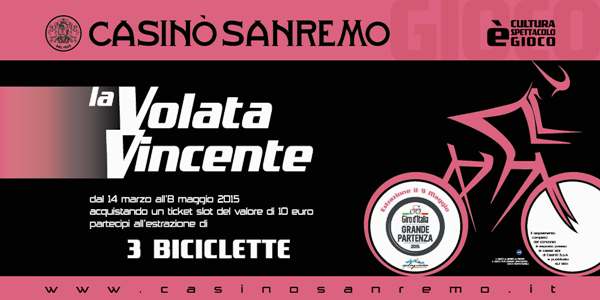 Sanremo: in vista della partenza del Giro d'Italia, il Casinò lancia il ...