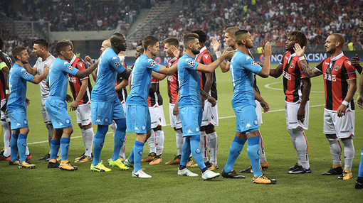 Nizza - Napoli (foto sito OGC Nice) Nizza - Napoli (foto sito OGC Nice)
