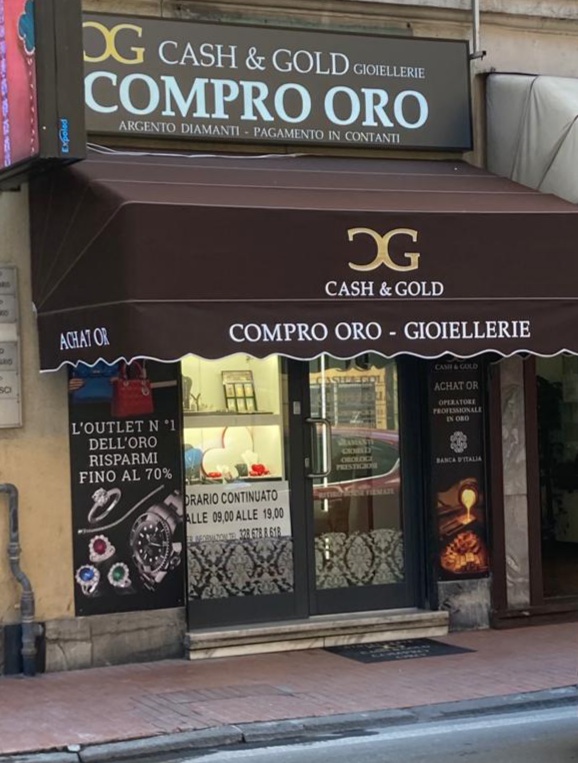 A Ventimiglia ha aperto il Compro Oro CASH & GOLD!