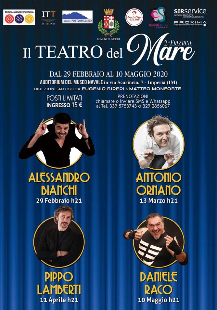 Imperia: ritorna il 'Teatro del Mare', l'assessore Marcella Roggero "Teniamo viva la passione in attesa del Cavour" Imperia: ritorna il 'Teatro del Mare', l'assessore Marcella Roggero "Teniamo viva la passione in attesa del Cavour"