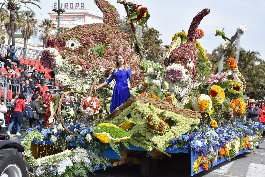 ‘Sanremo in Fiore & Outdoor’: questo il tema del corso fiorito 2024 con carri da Mentone, Cuneo e Locarno