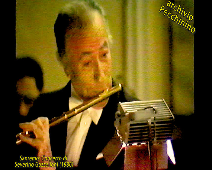 I video di Roberto Pecchinino: il Concerto al Casinò di Sanremo del Maestro Severino Gazzelloni
