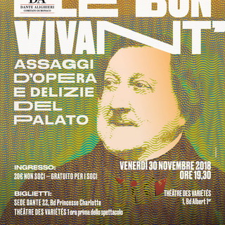 Monaco: la Dante organizza al Théâtre des Variétés una serata in onore di Gioacchino Rossini Monaco: la Dante organizza al Théâtre des Variétés una serata in onore di Gioacchino Rossini