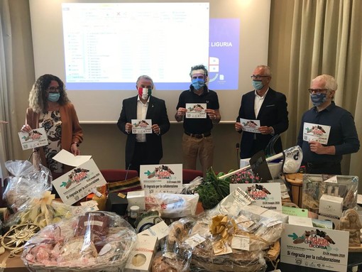 Fase2, la Liguria che riparte di corsa: 157 atleti consegnano in Regione le eccellenze enogastronomiche liguri