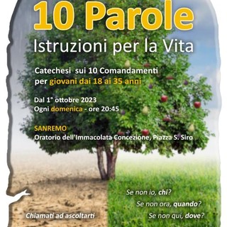 Al via la terza edizione della catechesi sui 10 Comandamenti della Diocesi Ventimiglia-Sanremo