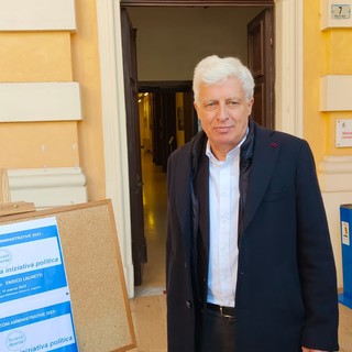 Verso il voto a Imperia, Enrico Lauretti punta ad una “Società aperta” per il dopo Scajola (foto e video)