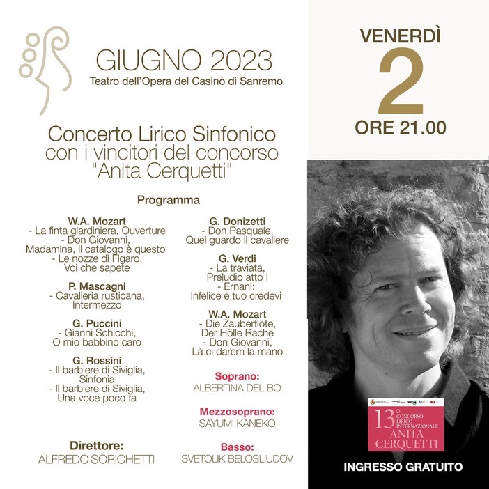 Sanremo, la Sinfonica: "Manifesti con errore, ci scusiamo" Sanremo, la Sinfonica: "Manifesti con errore, ci scusiamo"