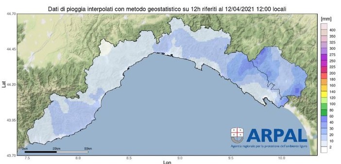 Maltempo: alle 13 passa in allerta gialla il Levante della Liguria, da questa sera forti raffiche di vento sulla nostra provincia