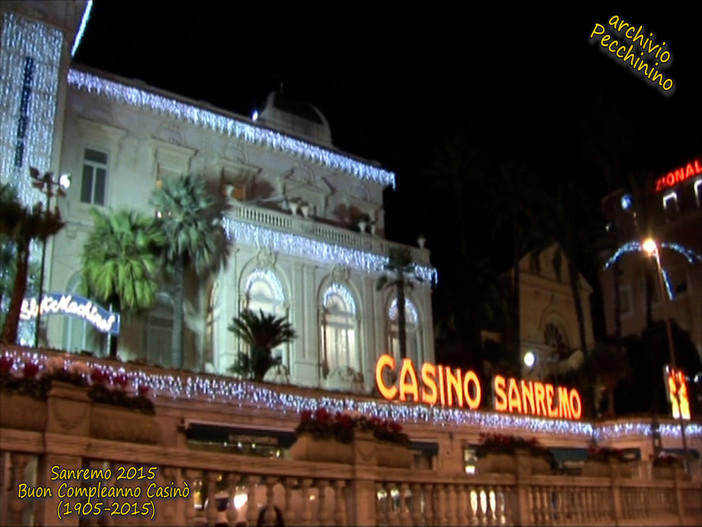 I video di Roberto Pecchinino: gli auguri per i 110 anni del Casinò (14 gennaio 1905-2015) I video di Roberto Pecchinino: gli auguri per i 110 anni del Casinò (14 gennaio 1905-2015)