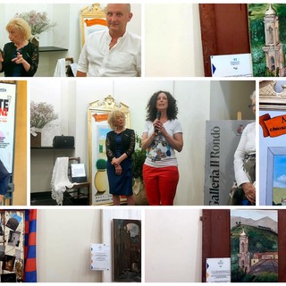 Imperia, "Ineja 2023" entra nel vivo: al Rondò l'inaugurazione della mostra “11 porte per 100 anni” (foto e video)