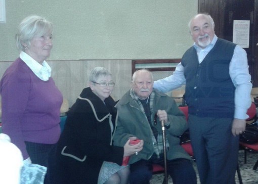 Sanremo: 100 anni di Ettore Cantarini, i festeggiamenti domenica scorsa a San Siro Sanremo: 100 anni di Ettore Cantarini, i festeggiamenti domenica scorsa a San Siro