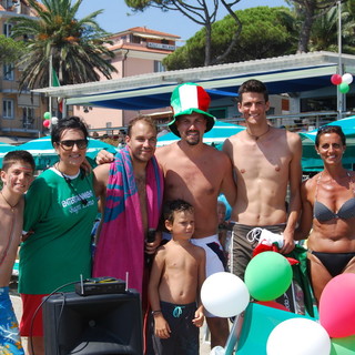 Diano Marina: anche i 'Bagni Lino' hanno festeggiato i 150 anni dell'Unità d'Italia