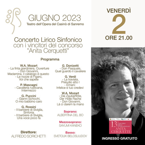 Sanremo, la Sinfonica: "Manifesti con errore, ci scusiamo" Sanremo, la Sinfonica: "Manifesti con errore, ci scusiamo"