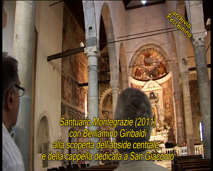 I video di Roberto Pecchinino: la storia della Vergine e la vita di San Giacomo, raccontate da Beniamino Giribaldi