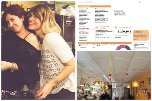 Caro Bollette, la rabbia della titolare del ‘Non solo bar’ di Imperia: “Raggiunto l’apice della follia. È diventato difficile anche rateizzarle” Caro Bollette, la rabbia della titolare del ‘Non solo bar’ di Imperia: “Raggiunto l’apice della follia. È diventato difficile anche rateizzarle”