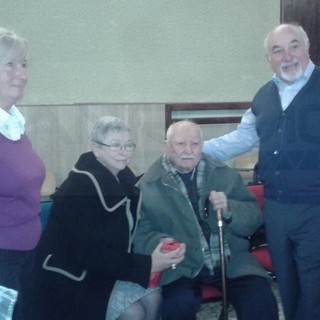 Sanremo: 100 anni di Ettore Cantarini, i festeggiamenti domenica scorsa a San Siro Sanremo: 100 anni di Ettore Cantarini, i festeggiamenti domenica scorsa a San Siro