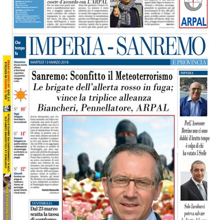 Incredibile: Biancheri batte anche il meteoterrorismo!!!! Incredibile: Biancheri batte anche il meteoterrorismo!!!!