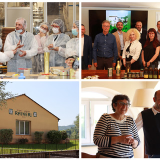 All’Oleificio Raineri di Chiusanico si è svolta la prima delle giornate dedicate ai giornalisti (foto)