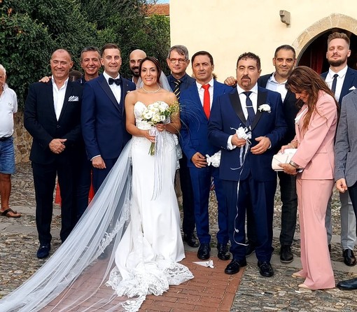 Riva Ligure, polizia penitenziaria in festa per le nozze tra Guido e Iolanda  (foto)