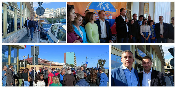 Vallecrosia verso le amministrative, Toti "benedice" la squadra di Biasi (Foto e video)