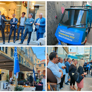 Aperitivo a Imperia per Fratelli d’Italia. Matteo Rosso: “L’assessorato al Turismo rimarrà in provincia? Vedremo, in ballo c’è anche la Sanità” (foto e video)