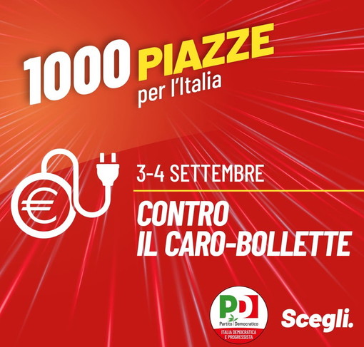 Domani e domenica i banchetti informativi del PD a Ventimiglia, Imperia e Santo Stefano al Mare