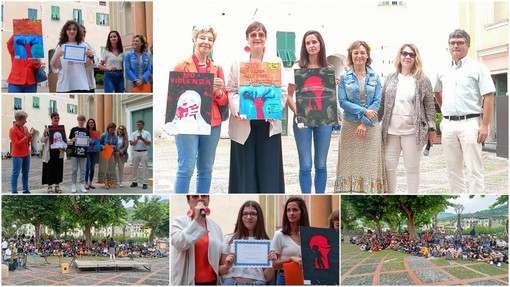 Dolceacqua, premiati i vincitori di 'Un poster contro la violenza sulle donne' (Foto e video) Dolceacqua, premiati i vincitori di 'Un poster contro la violenza sulle donne' (Foto e video)