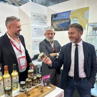 Alessandro Piana a "Marca 2026" celebra il marchio IGP per l'olivicoltura ligure.