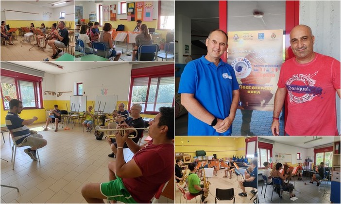 Suonare e divertirsi insieme in una banda, Bordighera ospita il campus musicale “Note d’aMare” (Foto e video)