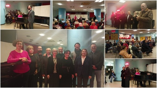 Vallecrosia, sala polivalente gremita per il concerto "Pennellate vocali" (Foto e video) Vallecrosia, sala polivalente gremita per il concerto "Pennellate vocali" (Foto e video)