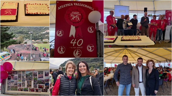 Sport e aggregazione, l'Atletica Vallecrosia festeggia 40 anni (Foto e video)