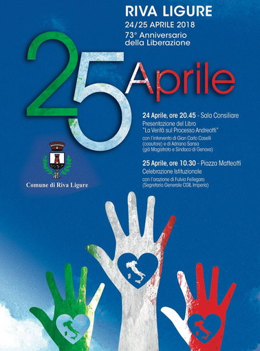 Riva Ligure: domani la commemorazione istituzionale del 73° anniversario della liberazione