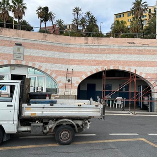 Al porto di Bordighera al via i lavori di rifacimento della pavimentazione. Ingenito: "Un altro investimento per il nostro approdo" (foto)