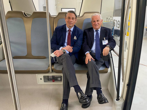 Imperia, Scajola in Germania per visionare le navette senza conducente destinate alla Ciclabile: “Grazie a sofisticati algoritmi di sicurezza il rischio è quasi zero” (foto)