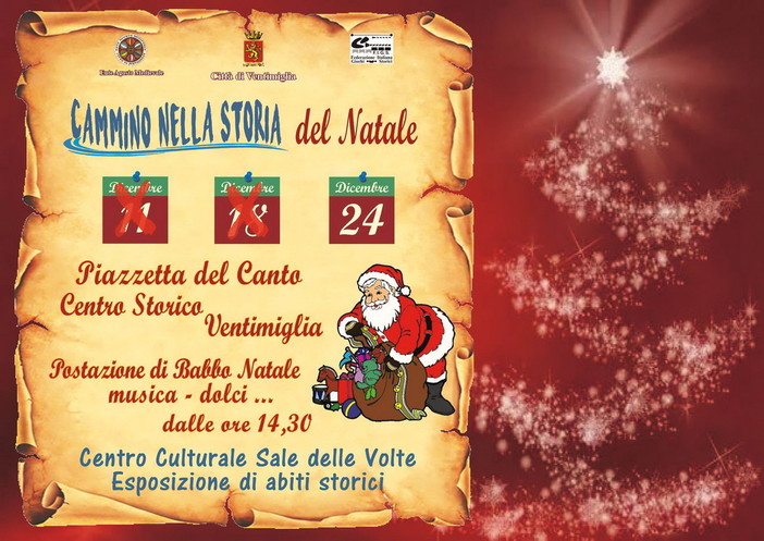 Ventimiglia: domani terzo e ultimo appuntamento per il Natale 2022 dell'Ente Agosto Medievale Ventimiglia: domani terzo e ultimo appuntamento per il Natale 2022 dell'Ente Agosto Medievale