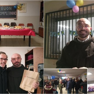 "Buon compleanno!": Bordighera festeggia padre Faustino (Foto e video)