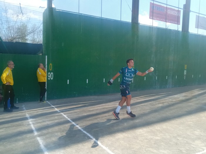 Pallapugno: l'Imperiese si impone 9-3 sulla Subalcuneo nel recupero della settima giornata di Serie A