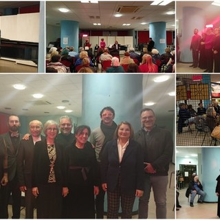 Vallecrosia, sala polivalente gremita per il concerto "Pennellate vocali" (Foto e video)