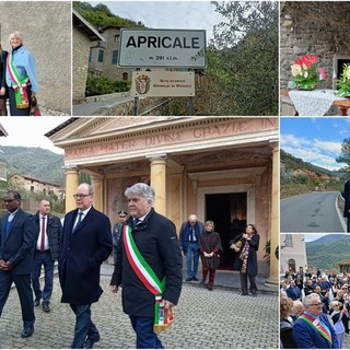 Isolabona e Apricale diventano sito storico Grimaldi di Monaco: il principe Alberto II visita i borghi della val Nervia (Foto e video)