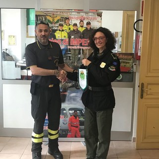 I Rangers d’Italia incontrano il Direttore delle Operazioni Lombardi dei VVFF di Sanremo