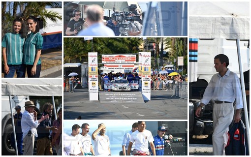 Cinema: oggi sul lungomare Calvino Riccardo Scamarcio nuovamente sul set per le scene finali del 'Rally di Sanremo'