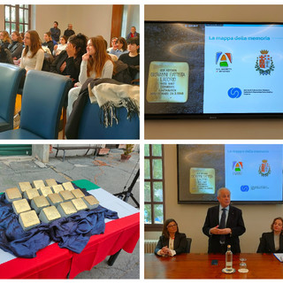 Imperia, presentato il progetto Mappa della Memoria. Il sindaco Scajola: "Viaggio di studi per gli studenti nei campi di sterminio" (foto e video) Imperia, presentato il progetto Mappa della Memoria. Il sindaco Scajola: "Viaggio di studi per gli studenti nei campi di sterminio" (foto e video)
