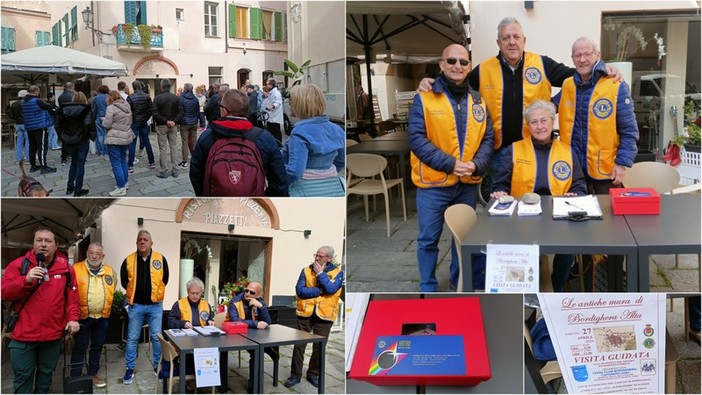 Alla scoperta delle antiche mura di Bordighera Alta, un successo la visita guidata dei Lions (Foto e video)