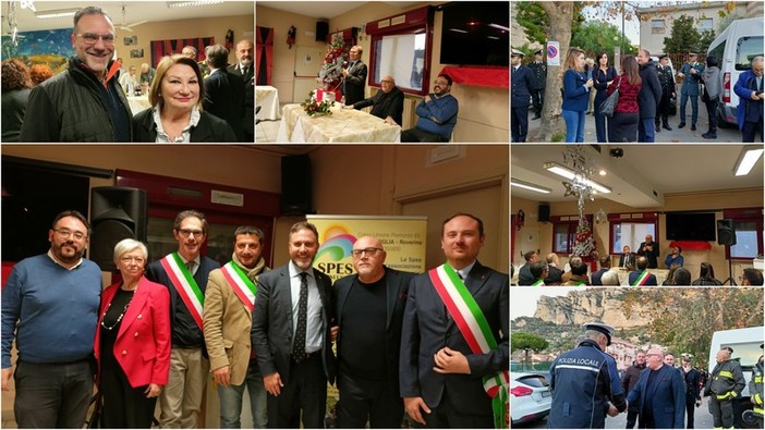 Scambio di auguri con le autorità alla Spes, il prefetto di Imperia a Ventimiglia: &quot;A gennaio la consegna dei beni confiscati ai Pellegrino&quot; (Foto e video)