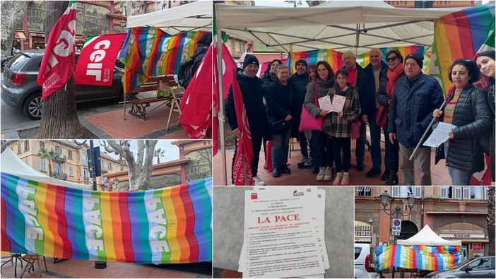 "Basta ai conflitti, cessate il fuoco": Ventimiglia si mobilita per la pace (Foto e video)