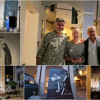 Vallebona, piazza XX Settembre gremita per la prima serata di "Jazz in Valle" (Foto e video)