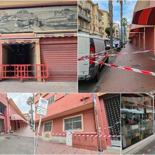 Ventimiglia, il mercato coperto rimane chiuso: un cortocircuito la possibile causa dell’incendio (Foto e video)