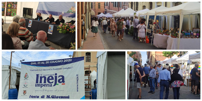 Imperia: a Porto Maurizio la fiera del libro, Oneglia aspetta la festa di San Giovanni (foto) Imperia: a Porto Maurizio la fiera del libro, Oneglia aspetta la festa di San Giovanni (foto)
