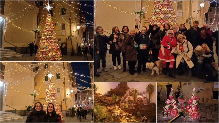 Bordighera Alta accende l'albero di Natale all'uncinetto (Foto e video) Bordighera Alta accende l'albero di Natale all'uncinetto (Foto e video)