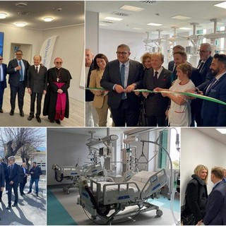 Bordighera, taglio del nastro all'ospedale Saint Charles: al via la nuova gestione (Foto e video)